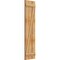 Ekena Millwork Joined Board-n-Batten Shutters w/Z-Bar, Rough Sawn Western Red Cedar, 16 1/8W x 64H, PR RBJ06Z16X064RWR - alternate 3